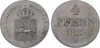 Braunschweig-Calenberg-Hannover 4 Pfennig Wilhelm IV. 1830-1837. -