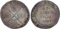 Sachsen-Albertinische Linie 1/12 Taler Johann Georg IV. 1691-1694. -