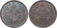 Russland 25 Kopeken Alexander II. 1855-1881. -