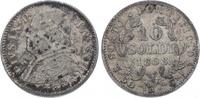 Italien-Kirchenstaat / Vatikan 10 Soldi Pio IX. 1846-1878. -