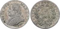 Italien-Kirchenstaat / Vatikan 5 Soldi Pio IX. 1846-1878. -