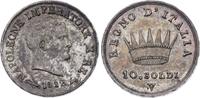 Italien-Königreich (unter Napoleon) 10 Soldi Napoleon I. 1804-1814. -