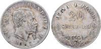 Italien-Königreich 20 Centesimi Vittorio Emanuele II. 1861-1878. -