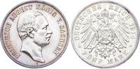 Sachsen 5 Mark Friedrich August III. 1904-1918. -