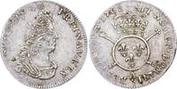 Frankreich 1/12 Ecu aux insignes (10 Sols) Louis XIV. 1643-1715. -