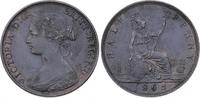Großbritannien Halfpenny Victoria 1837-1901. -