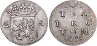 Niederlande-Utrecht, Provinz 2 Stuivers (Double Wapenstuiver) -