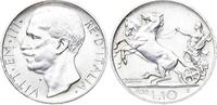 Italien-Königreich 10 Lire Vittorio Emanuele III. 1900-1946. -