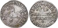 Braunschweig-Calenberg-Hannover 6 Mariengroschen Johann Friedrich 1665-1679. -