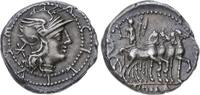 Republik AR-Denar M. Acilius M. f. 130 v. Chr.. -