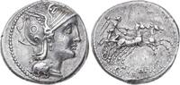 Republik AR-Denar 110/ C. Claudius Pulcher 110-109 v. Chr.. -