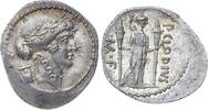 Republik Denar P. Clodius M. f. Turriunus 42 v. Chr.. -