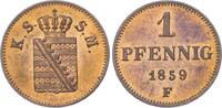 Sachsen-Albertinische Linie Pfennig Johann 1854-1873. -