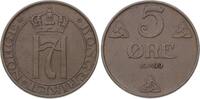 Norwegen 5 Öre 1 Haakon VII. 1905-1957. -