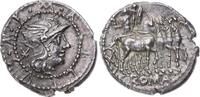 Republik AR-Denar M. Acilius M. f. 130 v. Chr.. -