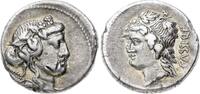 Republik Denar L. Cassius Longinus 76 v. Chr.. -