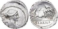 Republik Denar T. Carisius 46 v. Chr.. -