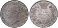 Großbritannien Sixpence Victoria 1837-1901. -