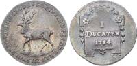 Stolberg-Wernigerode Silberabschlag von den Stempeln des Dukaten Christian Friedrich 1778-1824. -