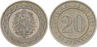 Kleinmünzen 20 Pfennig -