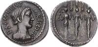 Republik Denar P. Accoleius Lariscolus 43 v. Chr.. -