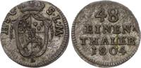 Sachsen-Coburg-Saalfeld 1/48 Taler (Sechspfennige) Franz 1800-1806. -