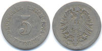 Kaiserreich 5 Pfennig kleiner Adler - Kupfer/Nickel -
