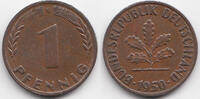 BRD 1 Pfennig Stahl/kupferplattiert -
