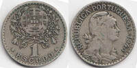 Portugal - Portugal 1 Escudo 1945 Republik seit 1910 sehr schön 20.92 元 含税 ＋  -8.37 元 运费