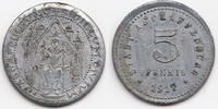 Bayern 5 Pfennig Aschaffenburg – Zink vernickelt 1917 (Funck 23.1C) -