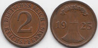 Weimarer Republik 2 Reichspfennig 1925 E Kupfer vorzüglich 25.02 元 含税 ＋  -8.34 元 运费