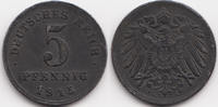 Ersatzmünze 1.WK 5 Pfennig 1915 A Eisen vorzüglich+ 58.39 元 含增值税 ＋  -8.34 元 运费