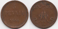 Finnland - Finland 5 Penniä 1865 Alexander II. von Russland 1855-1881 sc... 100.41 元 含税 ＋  -8.37 元 运费
