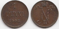 Finnland - Finland 1 Penni Nikolaus II. von Russland 1894-1917 - small 3 -