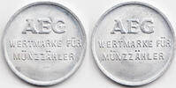 Brandenburg - Berlin Wertmarke für Münzzähler AEG (Menzel 2361.5) -