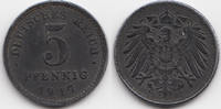 Ersatzmünze 1.WK 5 Pfennig 1917 E Eisen vorzüglich - etwas schwache Präg... 29.19 元 含增值税 ＋  -8.34 元 运费