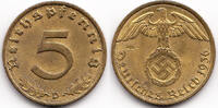 Drittes Reich 5 Reichspfennig Kupfer/Aluminium -
