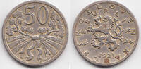 Tschechoslowakei - Czechoslovakia 50 Heller Erste Republik -
