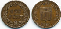 Liberia - Liberia 1 Cent Republik - <i>Probe</i> -
