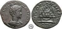 Severus Alexander Caesar (221-222) Lokalbronze Caesarea (Cappadocia), Jahr 5 des Elagabal, Büste / Berg Argaios, selten, -