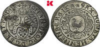 HENNEBERG Kipper-24 Kreuzer Sächsisch-Albertinischer Anteil. Johann Georg I. von Sachsen, 1615-1656. -