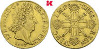 FRANKREICH Double louis d'or aux huit L et aux insignes RR Louis XIV, 1643-1715. -