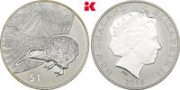 NEUSEELAND 1 Dollar Elisabeth II., 1952-2022. -