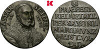 SACHSEN Silbergußmedaille R Ernst und Herzog Albrecht, 1482-1485. -