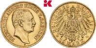 SACHSEN 10 Mark Friedrich August III., 1904-1918. -