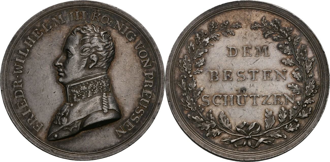 silbermedaille o.j. brandenburg-preuen friedrich wilhelm iii.