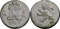 Guatemala 1/4 Real G, Guatemala 1818 Fernando VII., 1808-1821 fast ss, A... 627.54 元 含税 ＋  124.67 元 运费