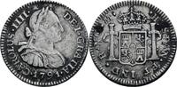 Guatemala 1/2 Real NG-M, Nueva Guatemala 1791 Carlos IV., 1788-1808 ss, ... 1,045.90 元 含税 ＋  124.67 元 运费