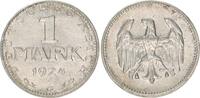 Weimarer Republik 1 Mark 1924 G Kursmünze vz-st 493.66 元 含税 ＋  251.02 元 运费