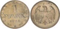 Weimarer Republik 1 Mark 1924 J Kursmünze f.vz 150.61 元 含税 ＋  251.02 元 运费